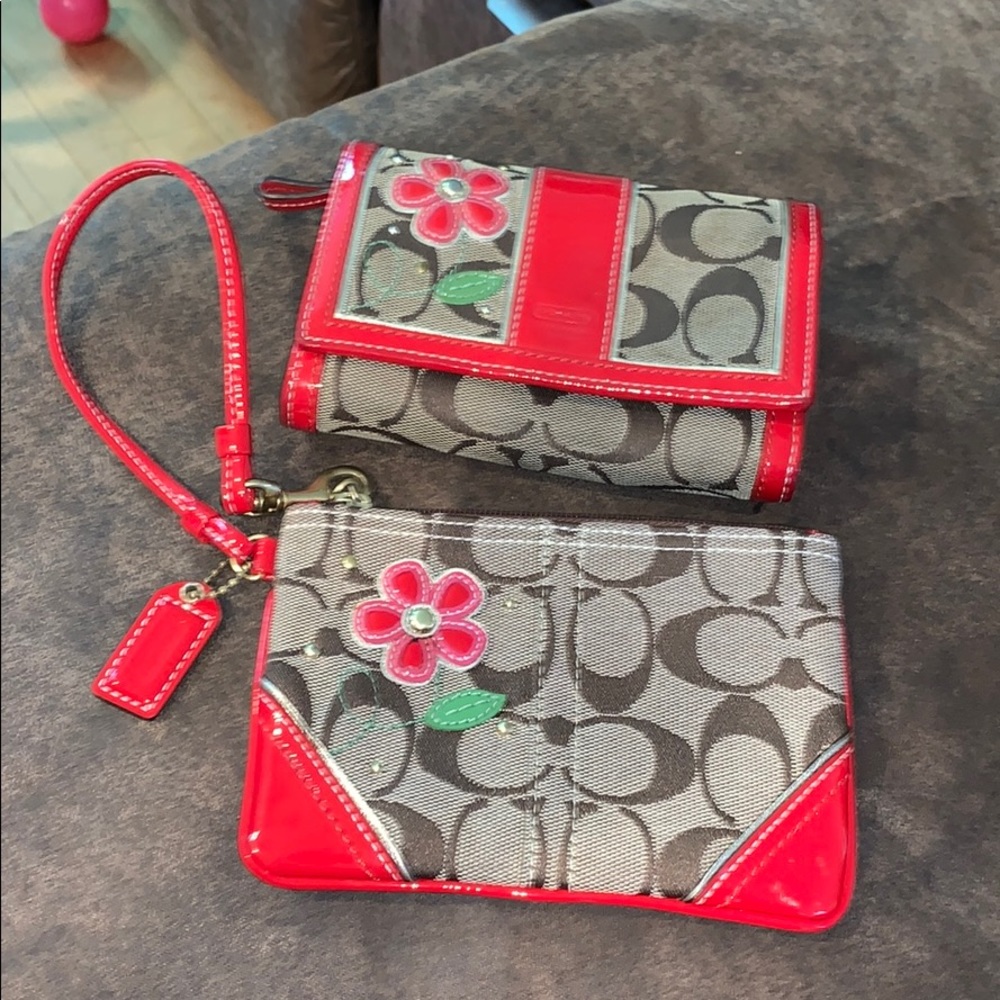 Coach wallet/wristlet bundle.